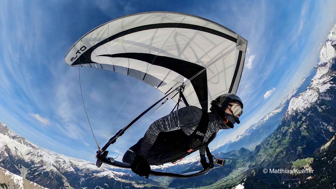 Hang Glider and helmets